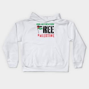 Free Palestine Kids Hoodie